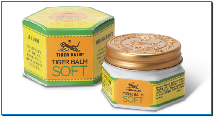TIGER BALM SOFT 50 GR Igual que el Tiger Balm original, també és conegut per Tiger Balm Soft per ser molt eficaç contra: mal de cap dolors musculars esquinços reumatisme