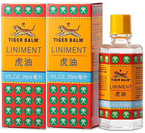El Tiger Balm Liniment Oil és un alleujament del dolor muscular de Tiger Balm en forma líquida.